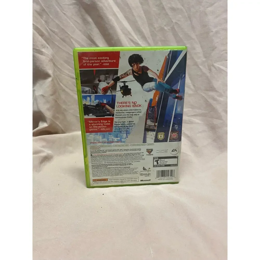 Mirror's Edge (Microsoft Xbox 360, 2008) CIB